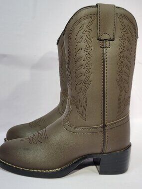Durango Eagle Kid's Size 13D US Brown Leather Western Cowboy Boots BT804